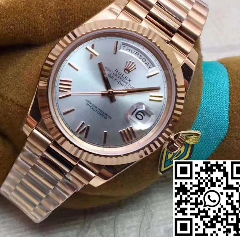 Dial 40 Rose Gold Rolex Factory 40MM Day-Date 228235 EW Sundust 0327